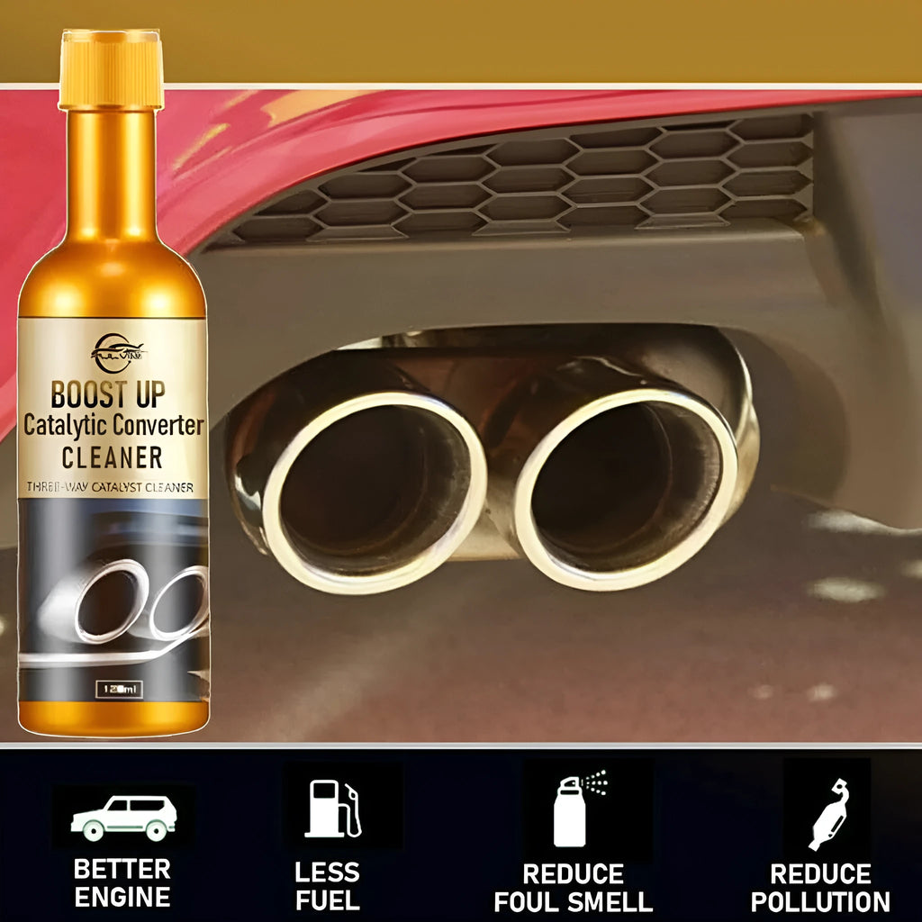 120ml catalytic converter cleaning agent bottle, 15cm height, 4cm diameter, for fuel tank carbon deposit removal