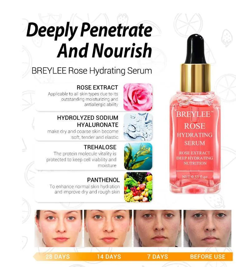 Facial Face Skin Care Hyaluronic Acid Serum 15ml moisturizing essence for dry dull skin anti-aging