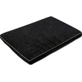 Arthur memory foam pet bed for large elderly dogs in black with low profile and non-slip bottom