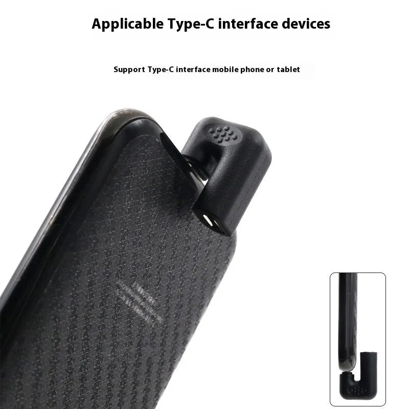 Plastic male to female adapter extension cable with U-bend design and four adapter pieces