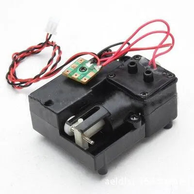Black electronic smoke box accessory for RC tank models and military vehicle displays