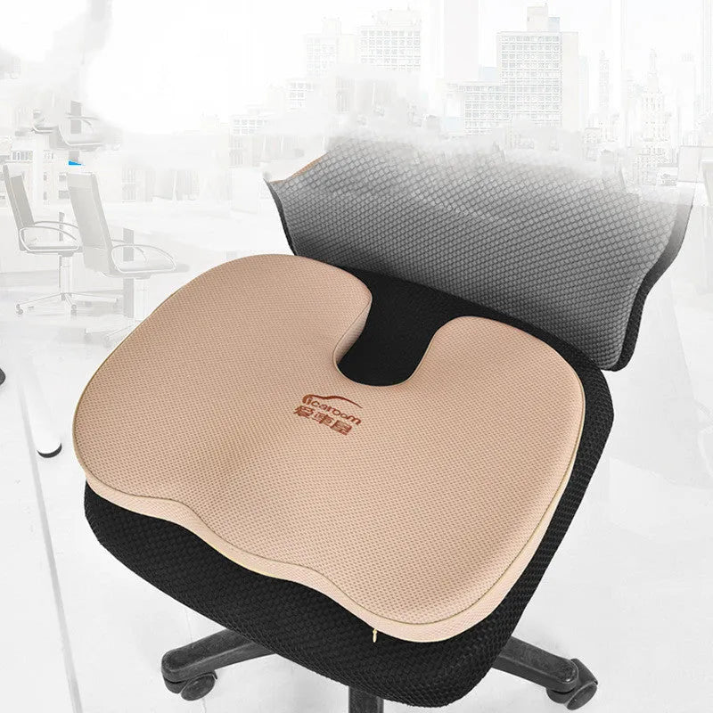 Universal memory foam seat cushion 36x46x7cm in simple pure colour