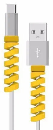 3.5cm plastic cable protector in assorted colours for charging cable strain relief.