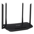 TP-LINK TL-WDR5620 dual band wireless router with 1200Mbps, 4 LAN ports, shown in white and black