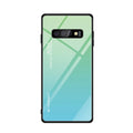 Gradient solid colour glass back phone case for Samsung S20 Ultra with TPU frame