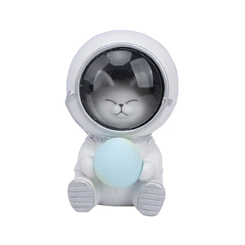 Animal-shaped starry sky night light in resin with LED lighting