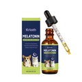 60ml pet calming drops for cats and dogs with valerian root, melatonin and L-theanine