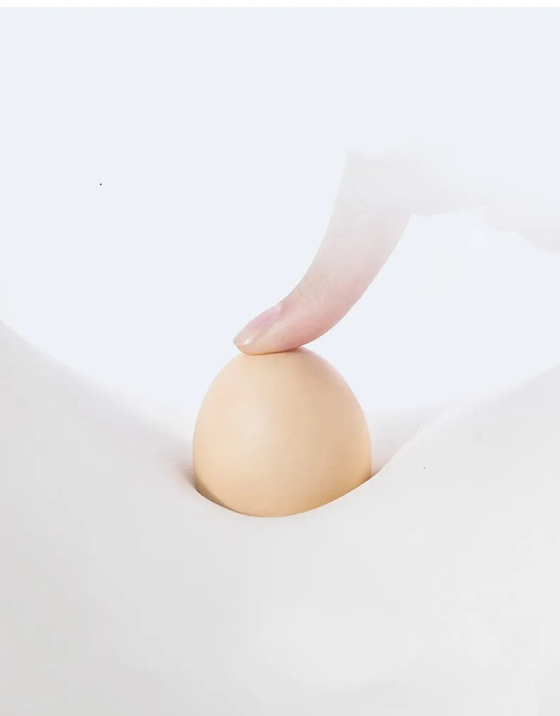 Car headrest and neck pillow with silky nylon cover and memory cotton core, 29cm by 21cm by 15cm, in Apricot colour