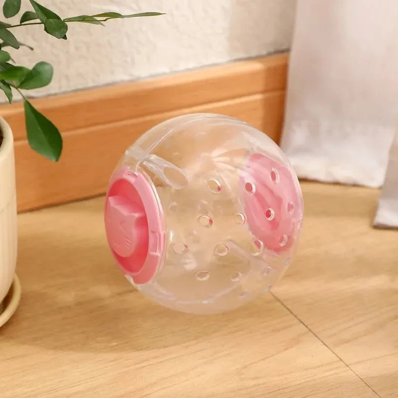 Blue slow feeding ball for dogs and cats with food leakage design, 11.5cm diameter