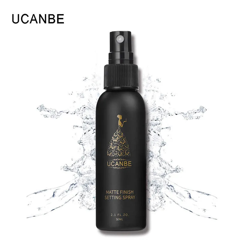 50ml matte finish makeup setting spray bottle with long lasting moisturising foundation fixing mist