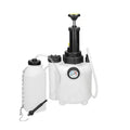 White 3-litre brake fluid tank replacement tool with copper pump for car maintenance.