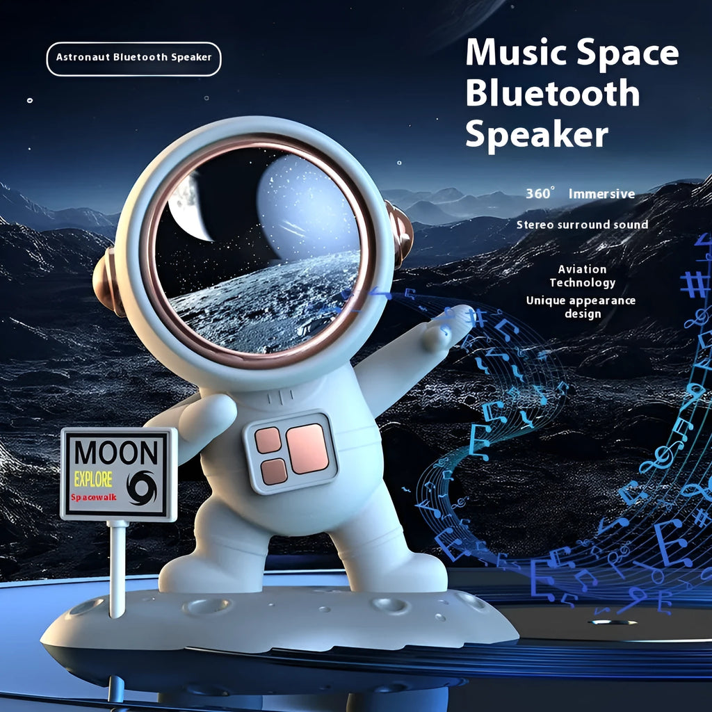 Bluetooth Spaceman stereo speaker creative ornament with rechargeable lithium battery, Standard Edition color