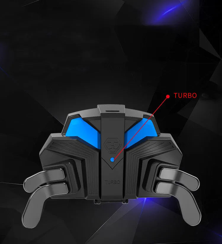 Black PS4 controller back button attachment with 3.5mm audio jack and long USB Type-C cable.