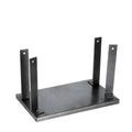 Black iron flip chip bracket for mounting a portable electric planer, showing its 285mm length.
