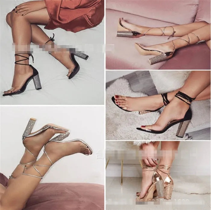 A pair of black pointed-toe high heels for women with a plastic upper and sole.