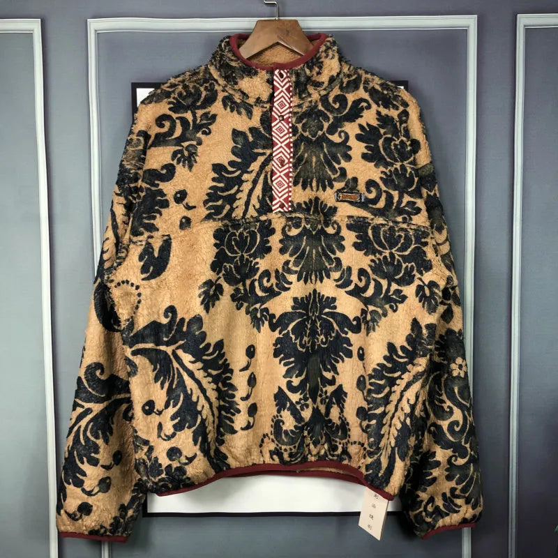 Women's cropped hoodie with button or zipper front, long sleeves, hood, sizes L M XL