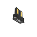 Mini black USB Bluetooth 5.0 audio transmitter adapter, 13mm x 14mm x 6mm, for Windows PC