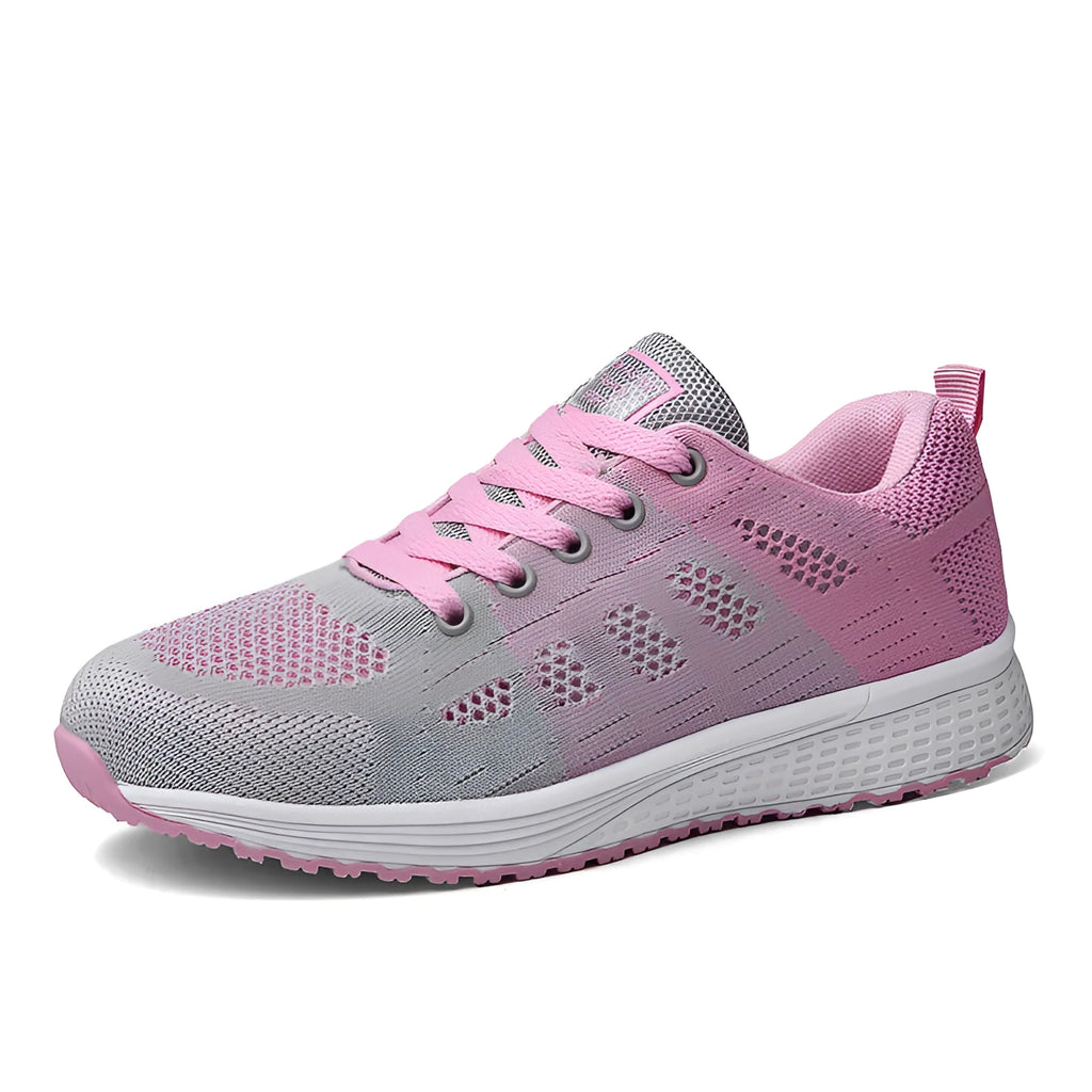 Women's white high-top lace-up casual sneakers with a cross-binding strap detail.