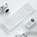 Laptop Bluetooth keyboard with number keys in black, featuring backlight and waterproof design for office typing