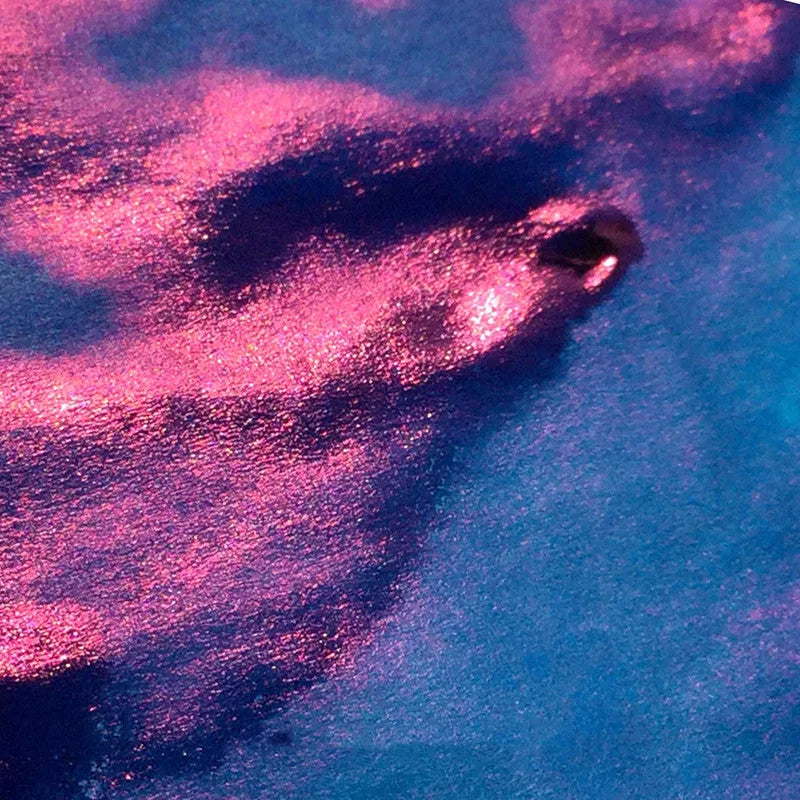 Gold powder sheen gradient fountain pen ink bottle in Red Tide or Truffle colour