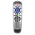 Black flat universal remote control for DISH Network TV BOX compatible with code 20.1.
