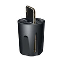 Car Multifunctional Two-In-One Wireless Charger X8 Black model with 12V input and 5V output