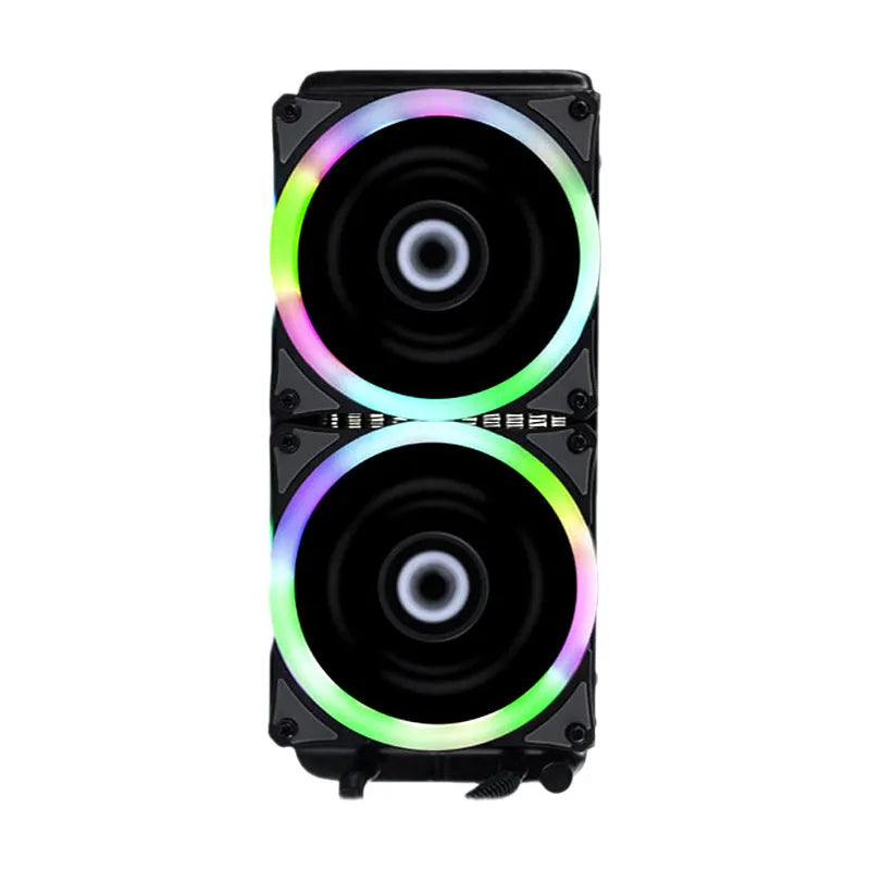 Iceberg 240 ARGB fan Phantom Cool all-in-one CPU water cooler with black 240mm radiator