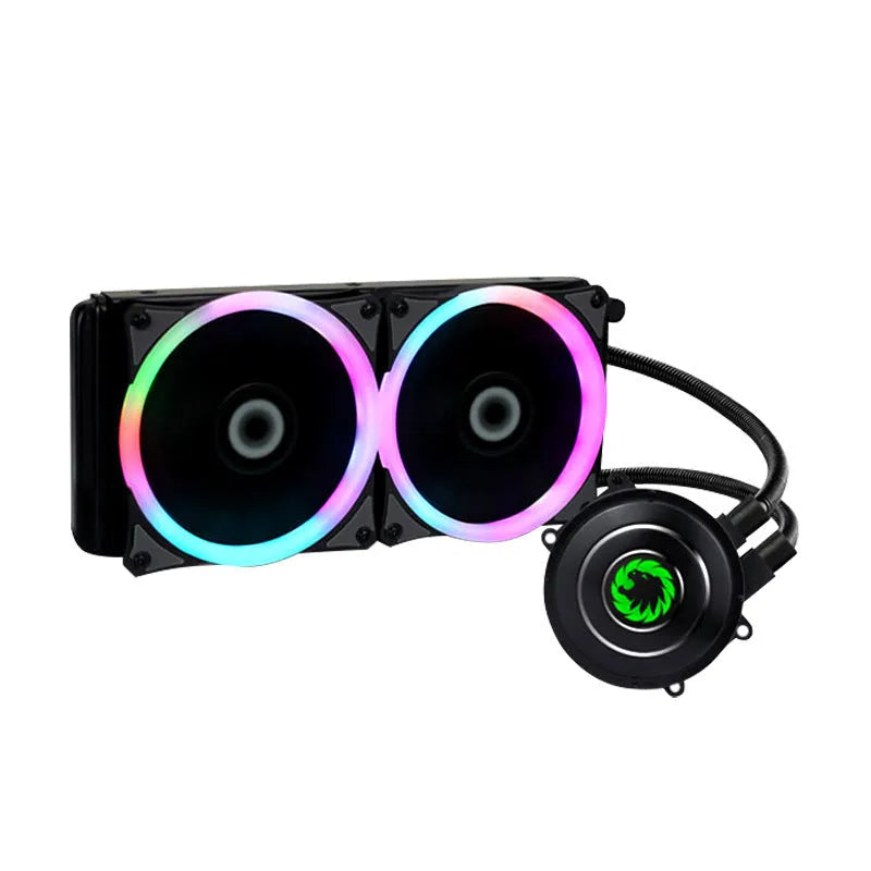 Iceberg 240 ARGB fan Phantom Cool all-in-one CPU water cooler with black 240mm radiator