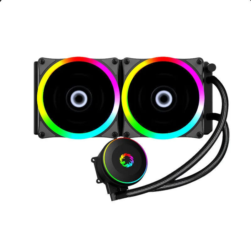 Iceberg 240 ARGB fan Phantom Cool all-in-one CPU water cooler with black 240mm radiator
