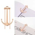 Creative metal bookmark Japanese page folder in Black Gold Rose Gold and Silver with gift box