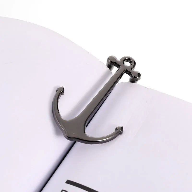 Creative metal bookmark Japanese page folder in Black Gold Rose Gold and Silver with gift box