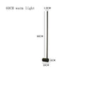60cm LED mirror front lamp with acrylic shade, linear design, for bathroom wall, warm or white light