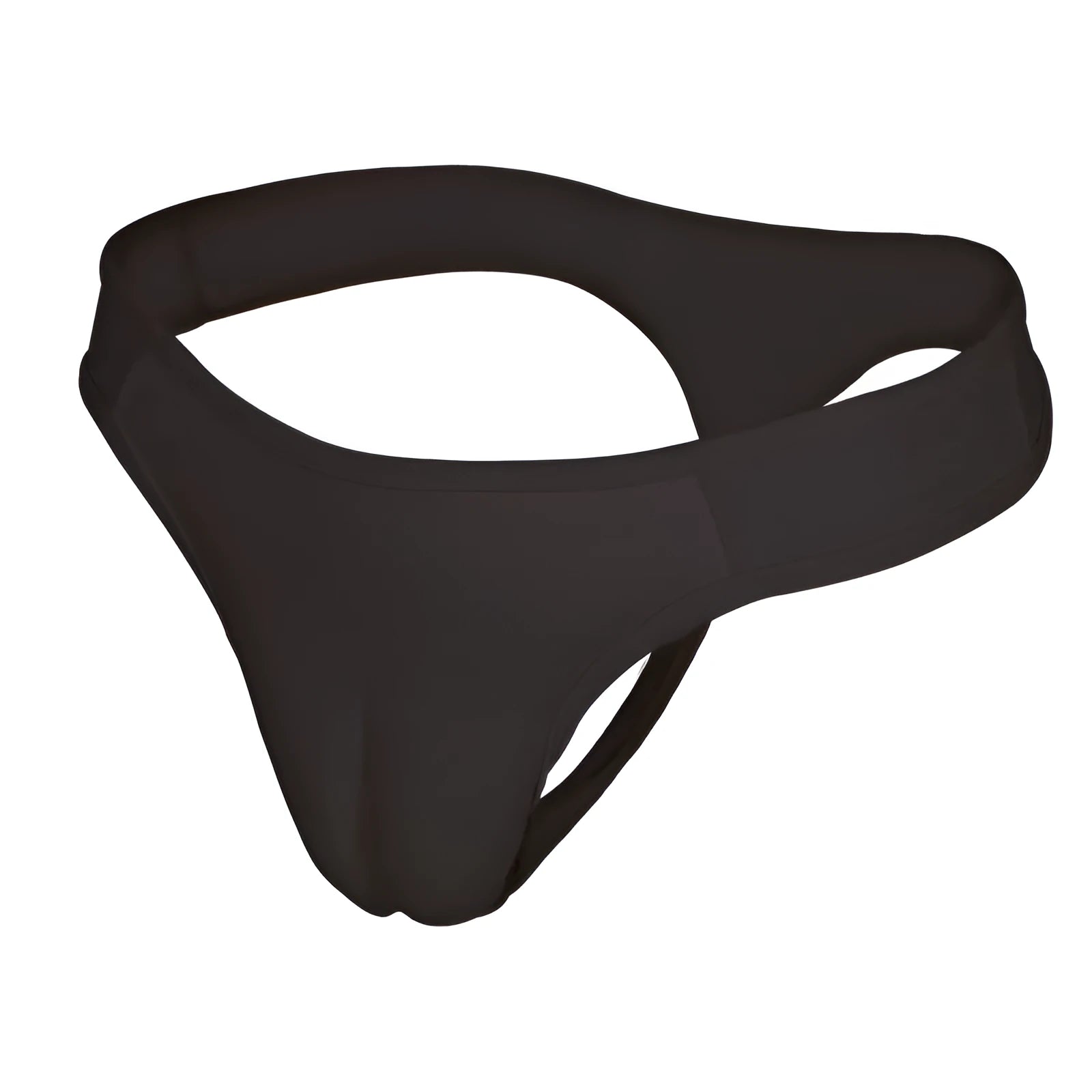 Pseudo-girl panties hide one-piece dildo pants in cotton, skin tone colour, rear view showing concealed design.
