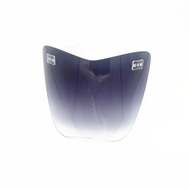 New version protective goggles with transparent frame and gradient blue lens for UV400 windproof protection