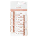 Rose gold metal binder set with book holder for ticket and test paper organisation