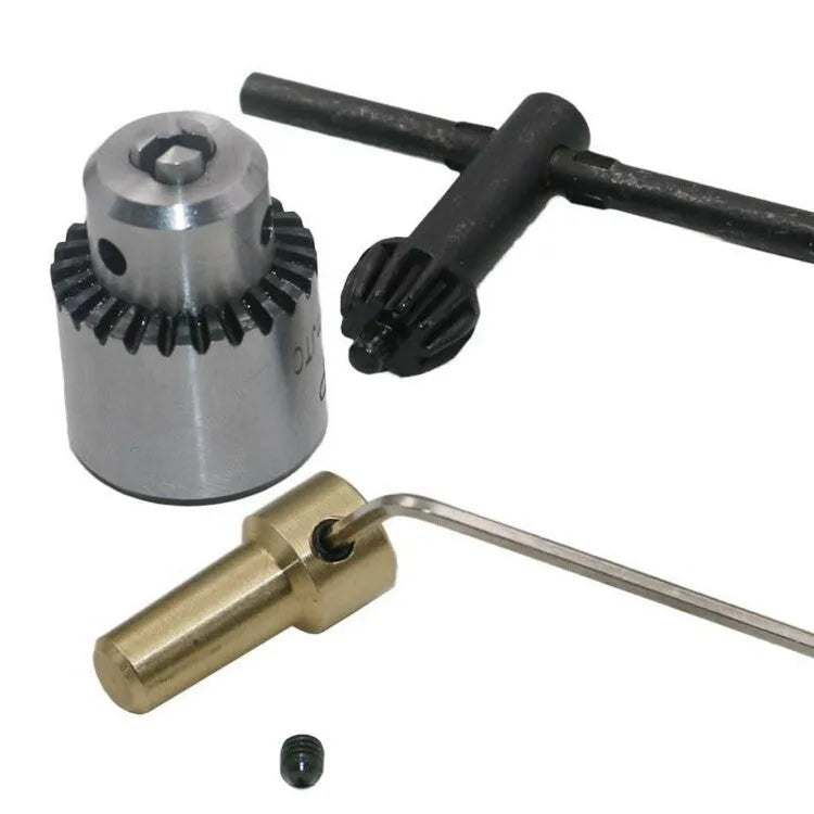 Hard alloy electric drill chuck set with 3.17mm tail hole and sleeve chuck accessory