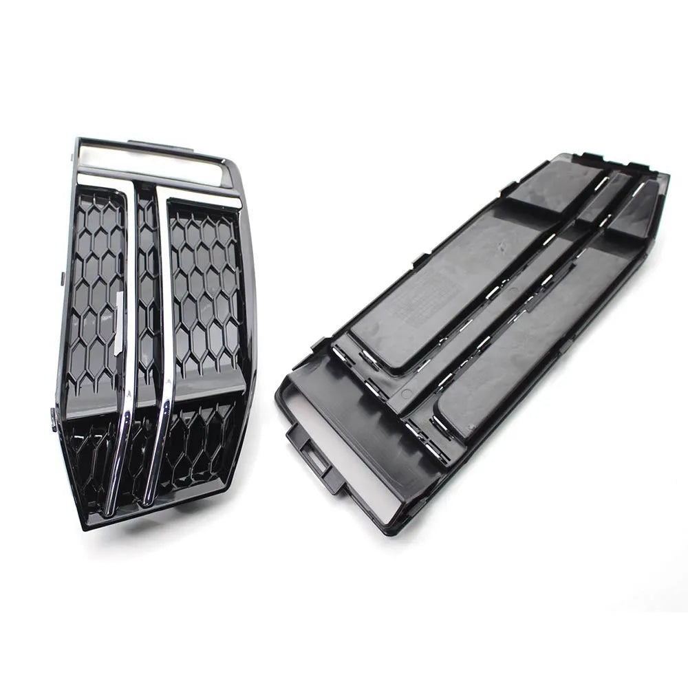 Lower fog lamp frame for Audi A4 B9 in ABS, bright black or electroplating black, left or right side