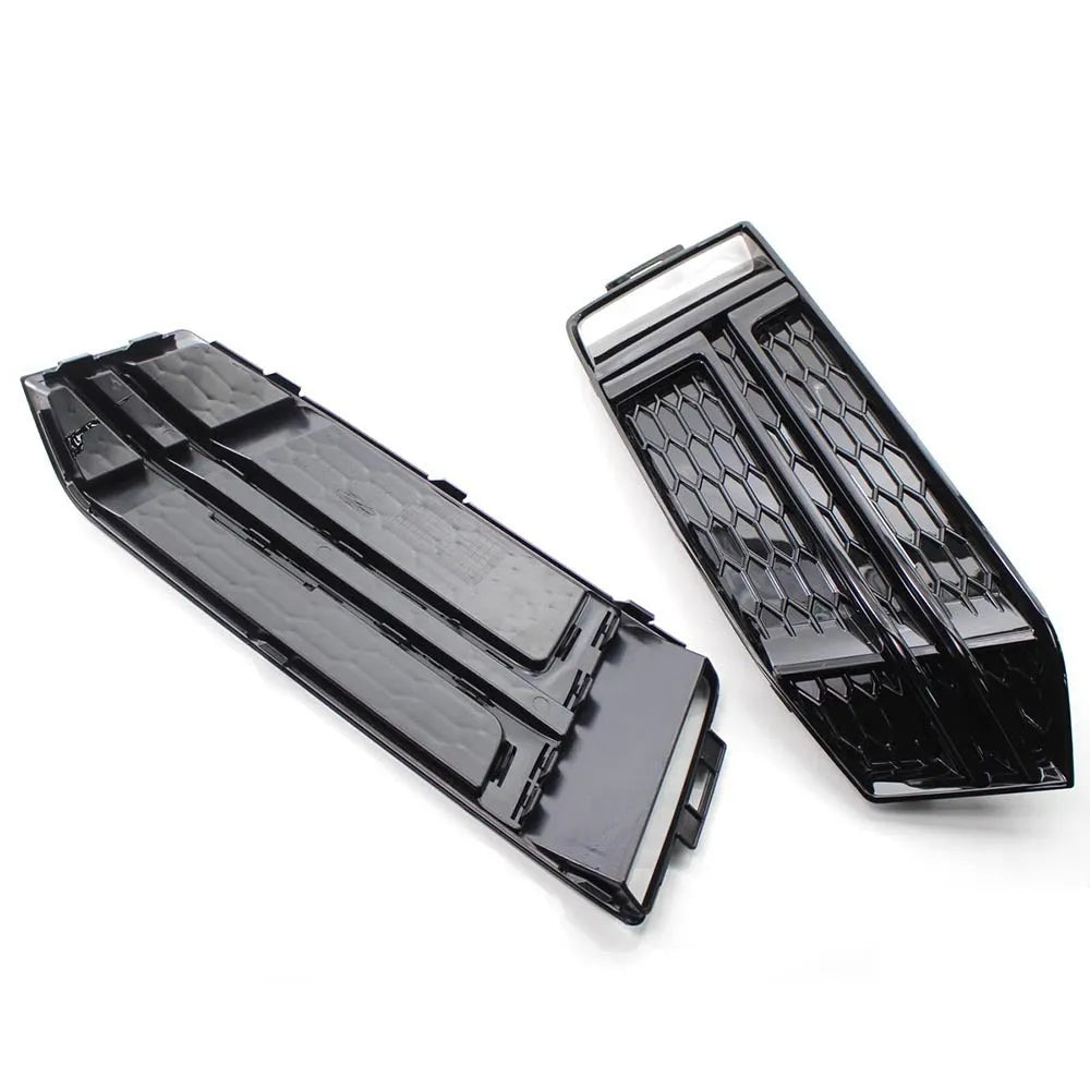 Lower fog lamp frame for Audi A4 B9 in ABS, bright black or electroplating black, left or right side