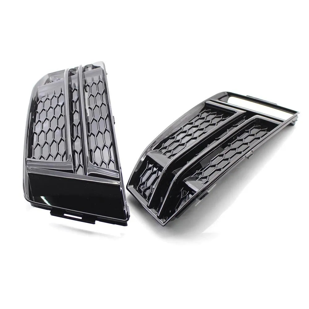 Lower fog lamp frame for Audi A4 B9 in ABS, bright black or electroplating black, left or right side