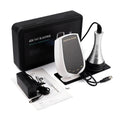 Ultrasonic fat rejection body sculpting apparatus in black and white ABS with 40KHz head and power cord