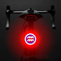 Bicycle intelligent auto brake sensor tail light with LED, waterproof, rechargeable, PC shell, zodiac design