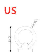 Nordic style wooden art circular chandelier with acrylic shade in modern simple design