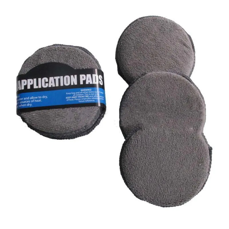 Nine-piece grey car wash set in superfine fibre, 27.5 x 31 x 6 cm, for car and household cleaning