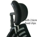Plastic galvanised deepening headrest mounting clip for computer chairs in black