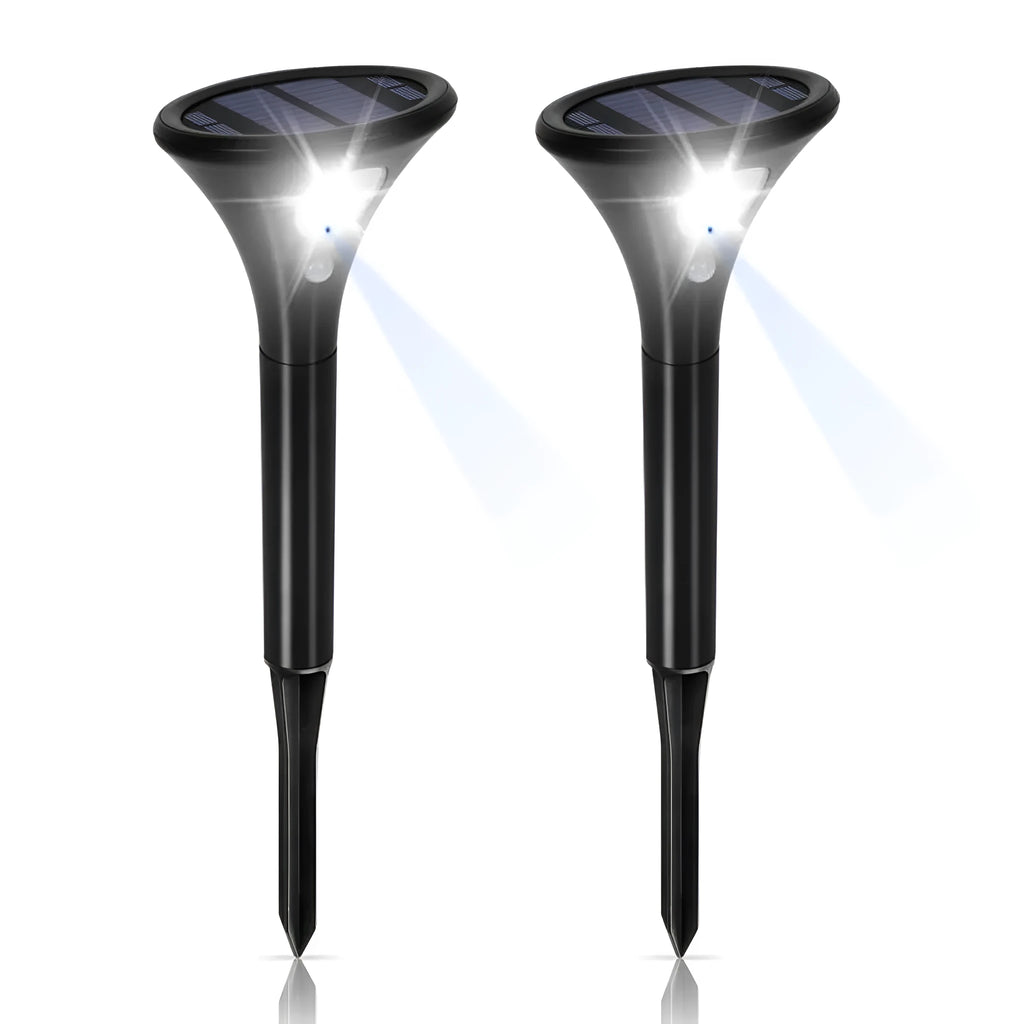 Solar induction ground plug light with lamp pole and connecting tubes for garden installation
