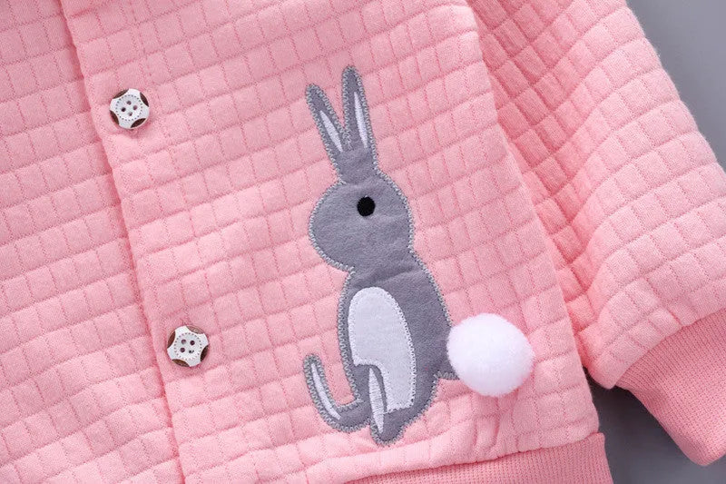 Girls spring cotton clothes suit Korean style long sleeve trousers two-piece set multiple colours
