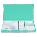 Purple Mermaid Series memo pads showing six different style books with self-adhesive pages