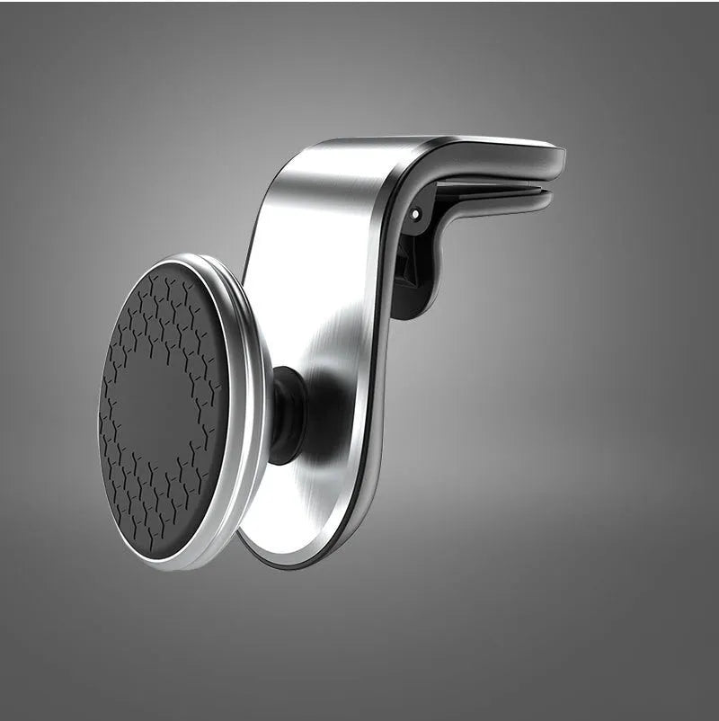 Adjustable car mounting bracket in black, gold or silver for dashboard, windscreen or air vent attachment