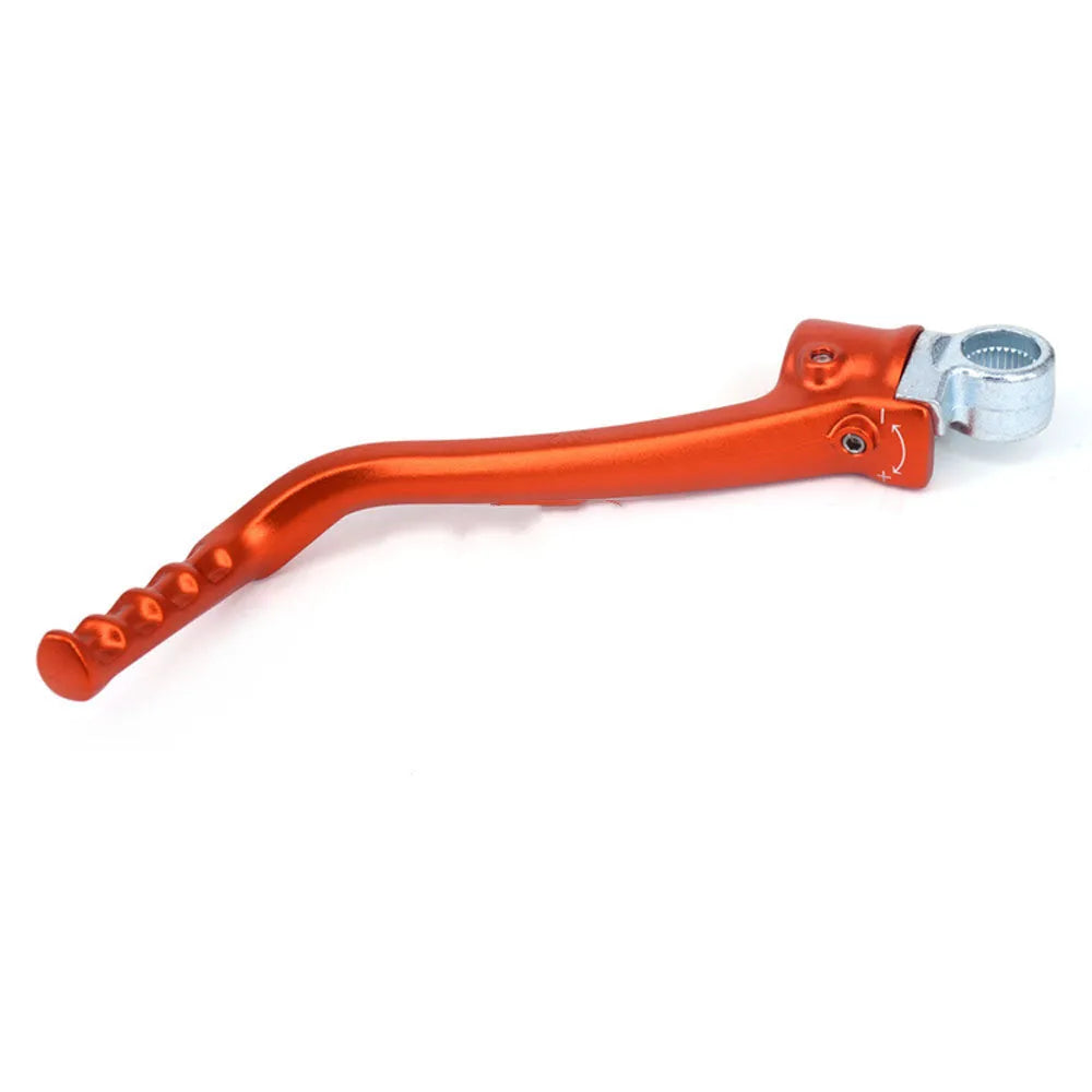KTM502 forged aluminium foot pedal starter in orange for SX125 250 and compatible models