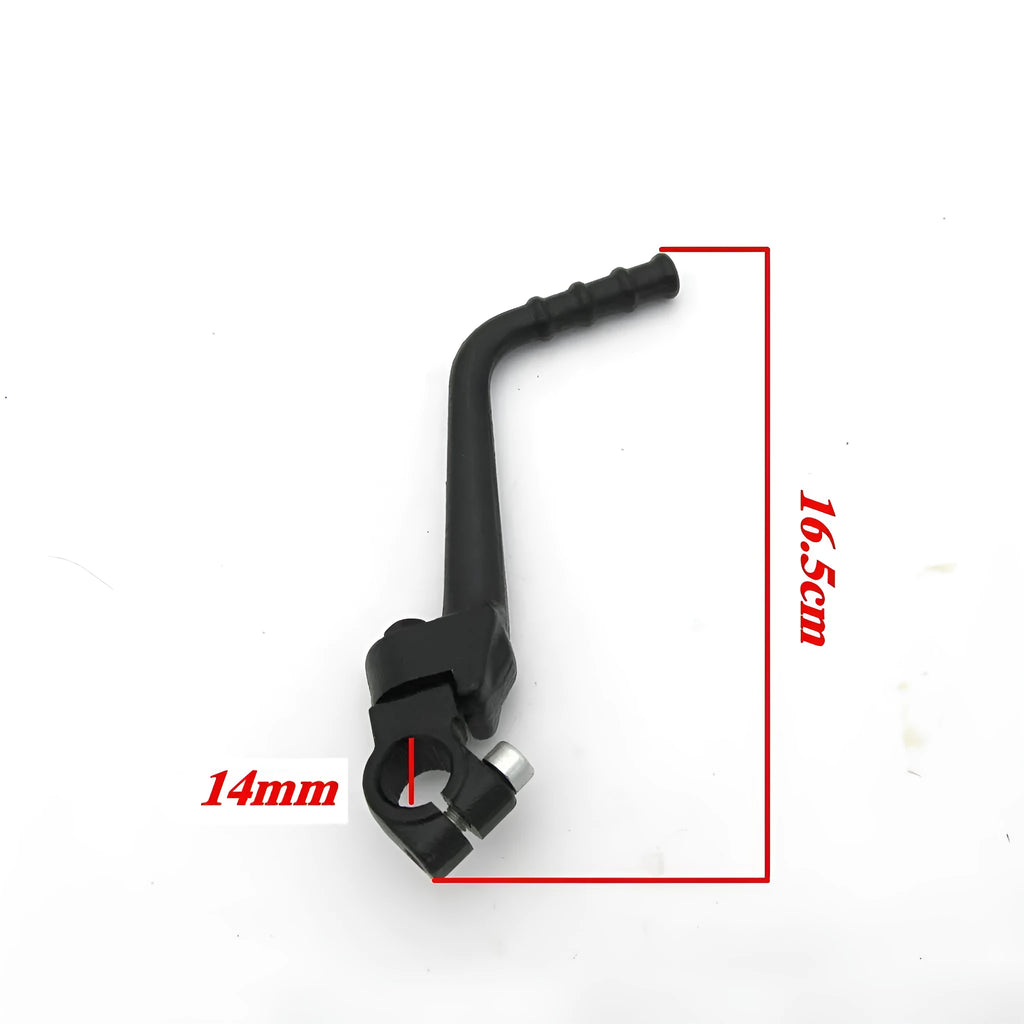 Black 14mm motorcycle starter rod accessory for KTM 50 starter lever